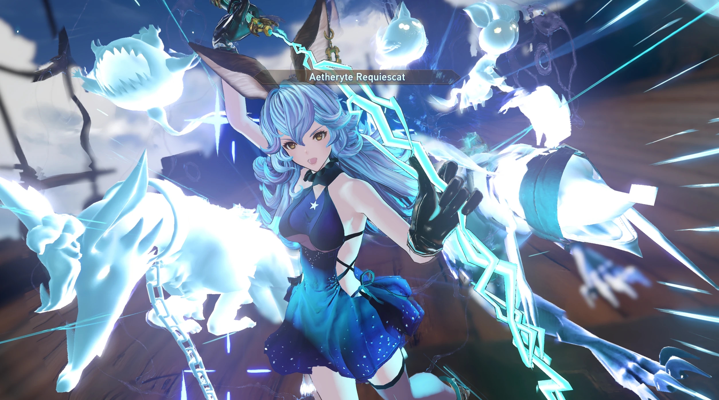 《碧藍幻想：RELINK》菲菲優雅星空晚禮服MOD