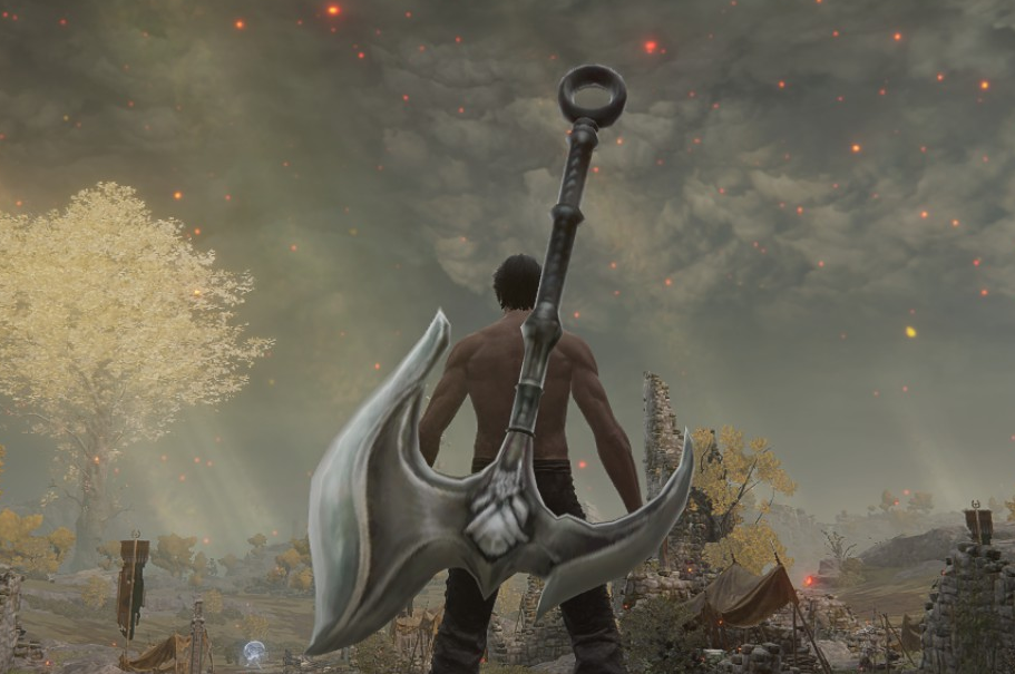 《艾爾登法環(huán)》英雄聯(lián)盟諾手武器替換巨斧MOD