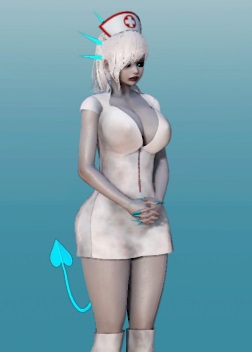 《AI少女》生化魅影被感染的魅魔護士MOD