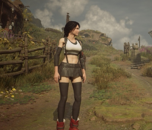 《霍格沃茨之遺》蒂法服裝替換傳奇裝甲套MOD