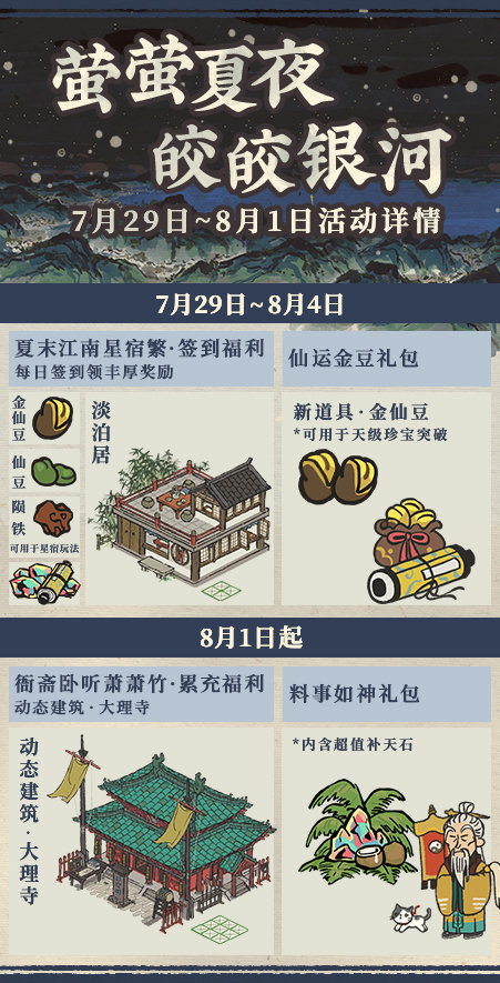 《江南百景圖》螢螢夏夜活動(dòng)內(nèi)容大全