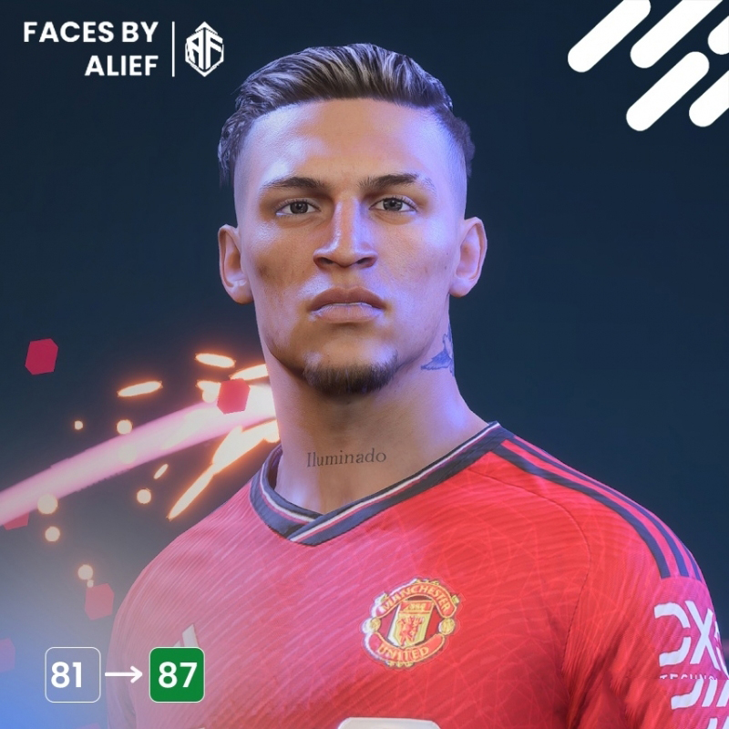 《FIFA 23》安東尼臉型補(bǔ)丁v4