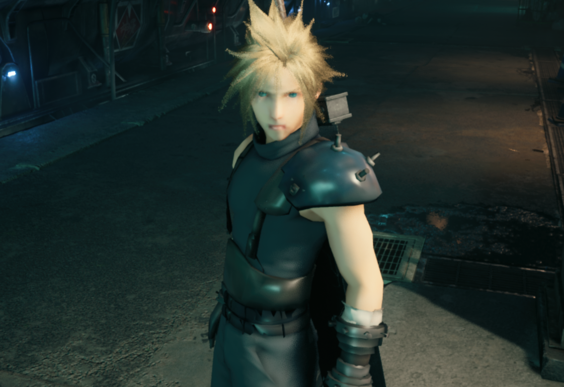 《最終幻想7：重制版》克勞德低分辨率形象MOD