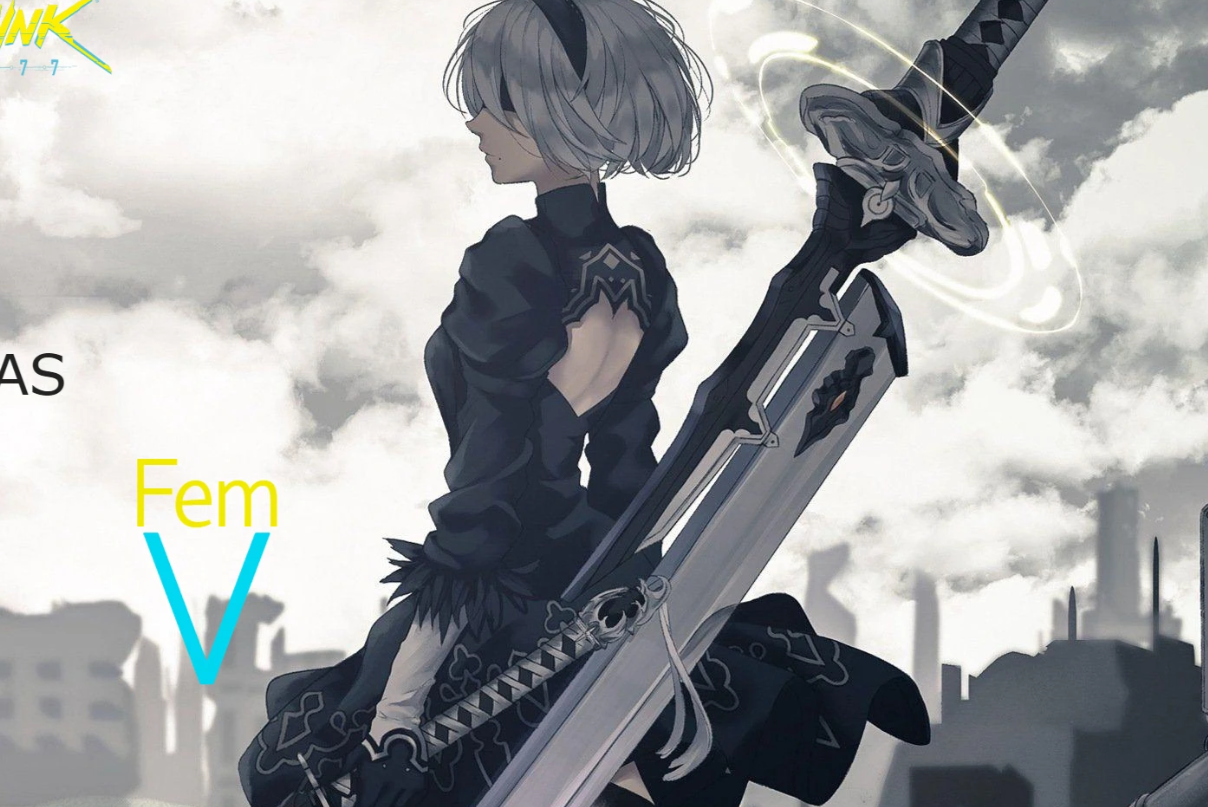 《賽博朋克2077》尼爾2B小姐姐AI語音MOD[支持v2.02]