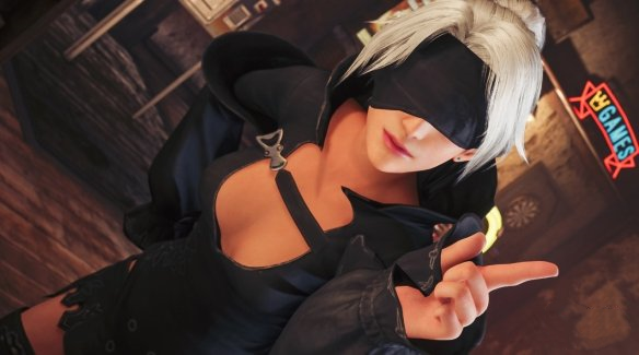 《最終幻想7：重制版》杰西cos尼爾2B小姐姐MOD
