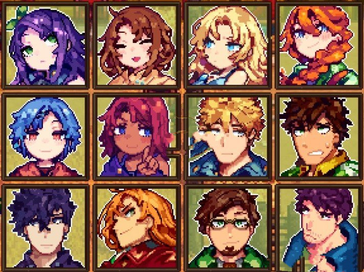 《星露谷物語》可愛蘿莉動漫風(fēng)人物美化包MOD