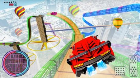 瘋狂坡道賽車特技