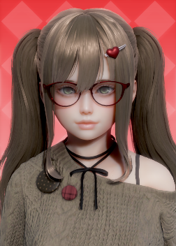 《ROOM Girl》可愛雙馬尾眼鏡少女MOD