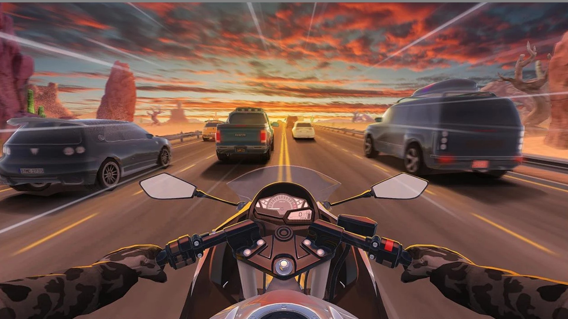 熱血摩托車競速