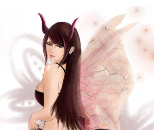 《AI少女》黑色長發清涼魅魔小姐姐MOD