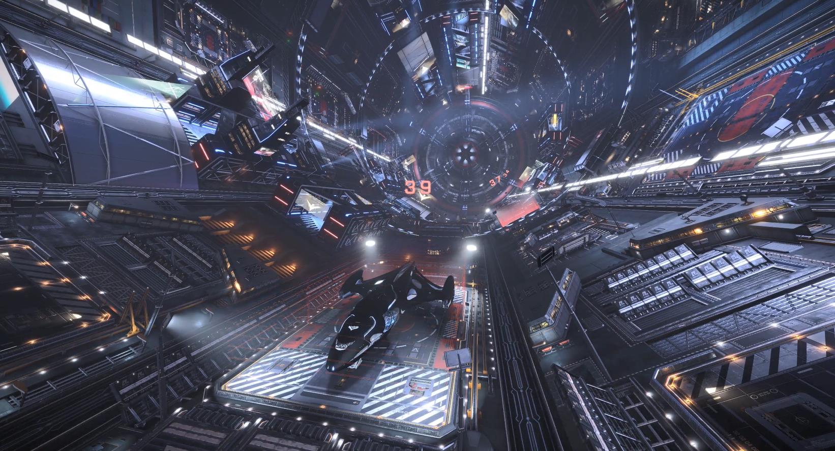 《Wallpaper Engine》科幻風巨型飛機發(fā)射軌道空間動態(tài)壁紙