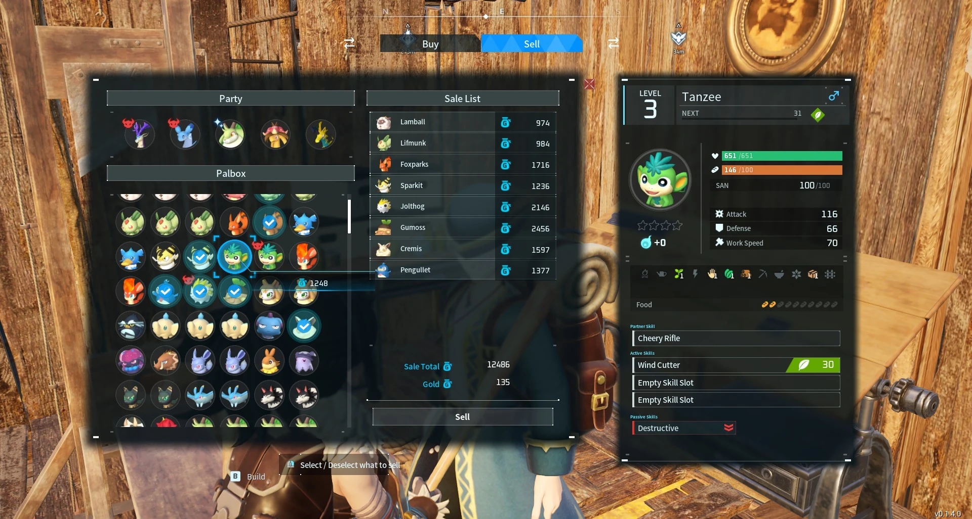 《幻獸帕魯》更加公平的商人購買價格MOD