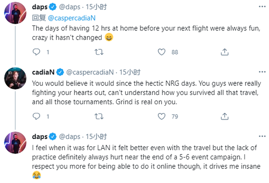 僅有的14天假期cadiaN發推