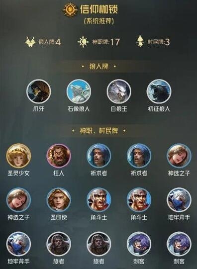 《狼人對決》信仰卡組如何玩