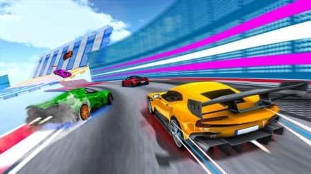 超級汽車特技巨型坡道