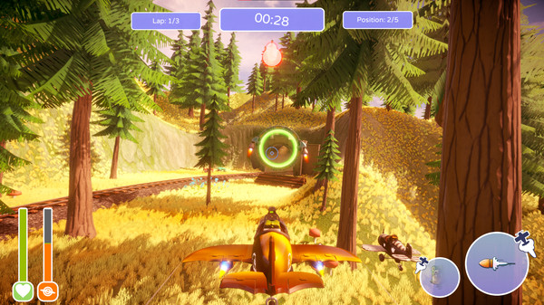 動物對抗賽:在空中