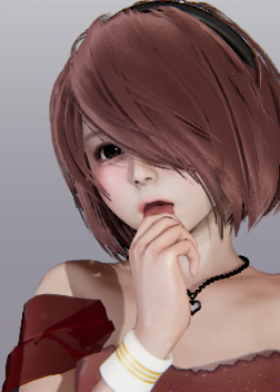 《AI少女》紅色短發溫柔可愛美少女MOD