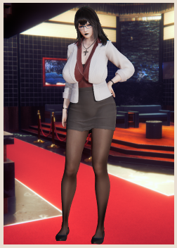 《AI少女》性感豐滿都市職場麗人MOD