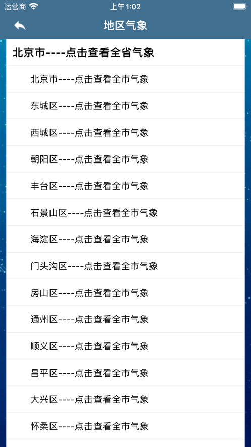 智飛氣象預警