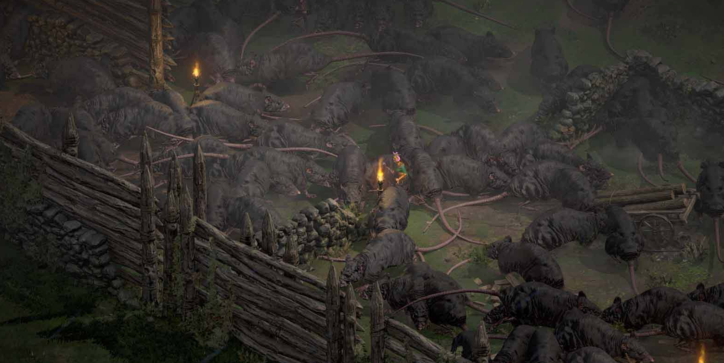 《暗黑破壞神2重制版》巨大化的敵人MOD