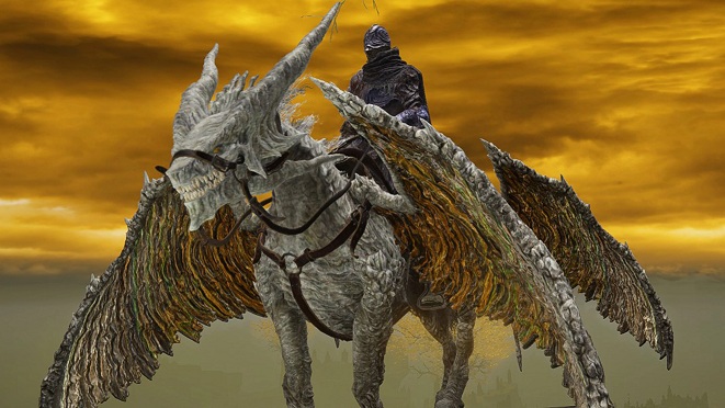 《艾爾登法環》古龍蘭斯桑克斯替換靈馬MOD