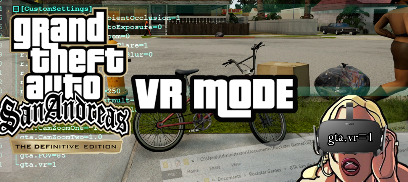 《俠盜獵車手三部曲重制版》第一人稱視角VR模式MOD