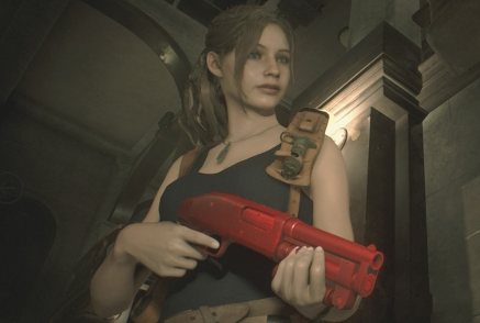 《生化危機2：重制版》深紅色短霰彈槍武器MOD