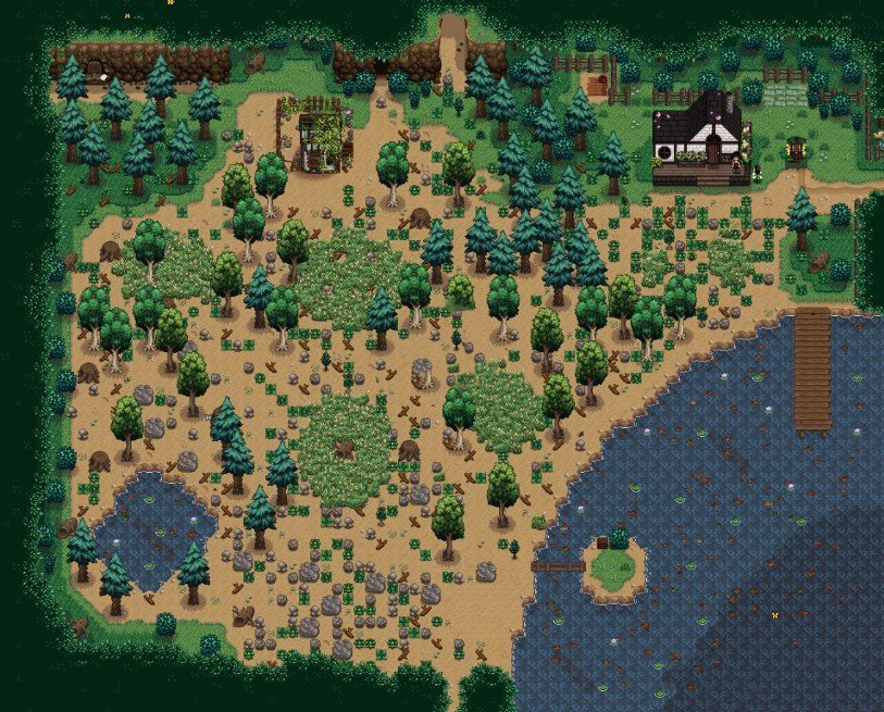 《星露谷物語》湖畔農場地圖MOD