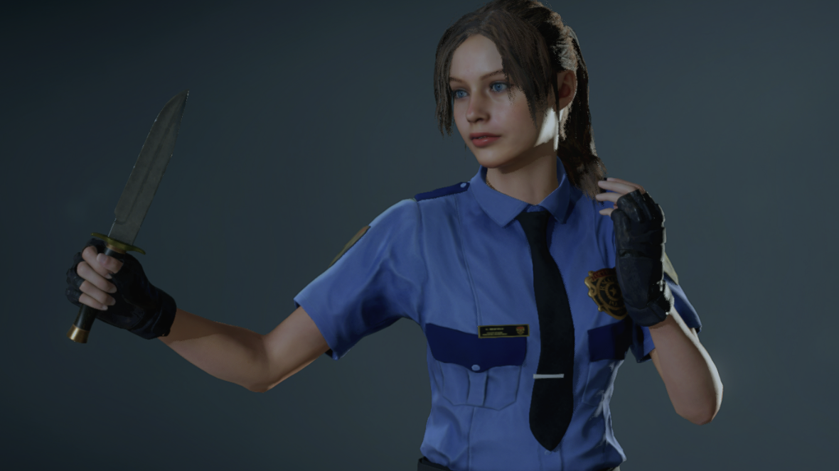 《生化危機2：重制版》克萊爾RPD標準制服無裝備v2.1MOD[僅支持舊版本]