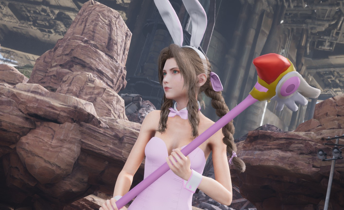 《最終幻想7：重制版》愛麗絲百變小櫻魔杖替換銀色法杖MOD