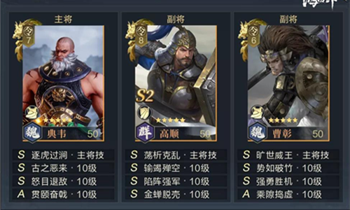 《鴻圖之下》高順陣容搭配推薦