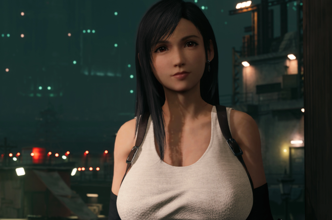 《最終幻想7：重制版》蒂法清純性感原版服裝PS1重制MOD