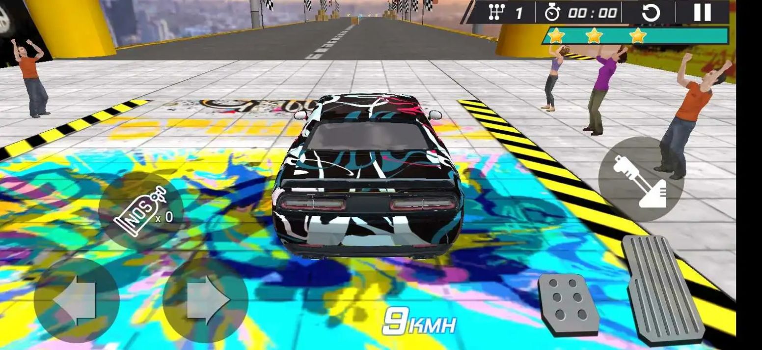 汽車特技超級(jí)斜坡車
