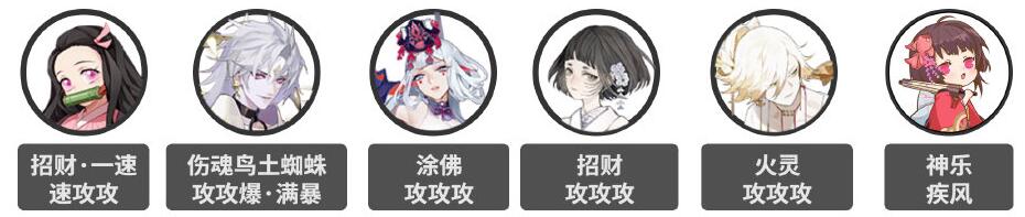 《陰陽師》四時(shí)歸焉陣容推薦