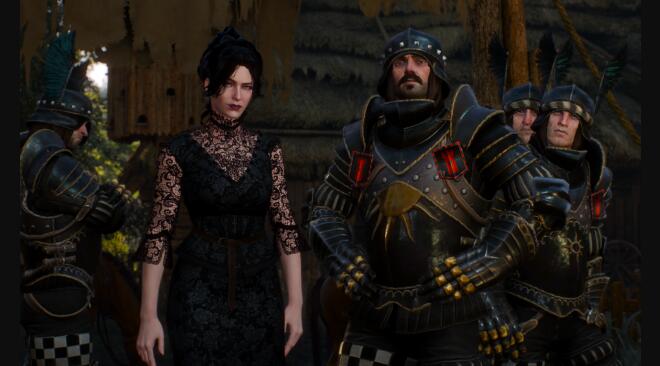 《巫師3次世代版》葉奈法始終穿禮服MOD