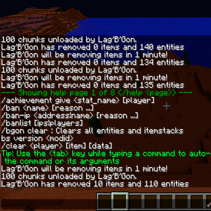 《我的世界》清除延遲Lag'B'GonRebornMod