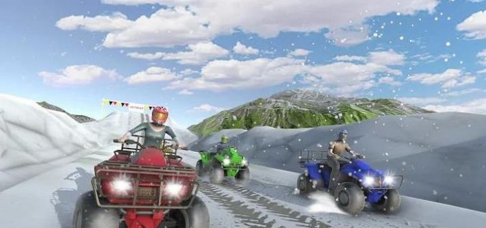 山地四輪摩托車賽
