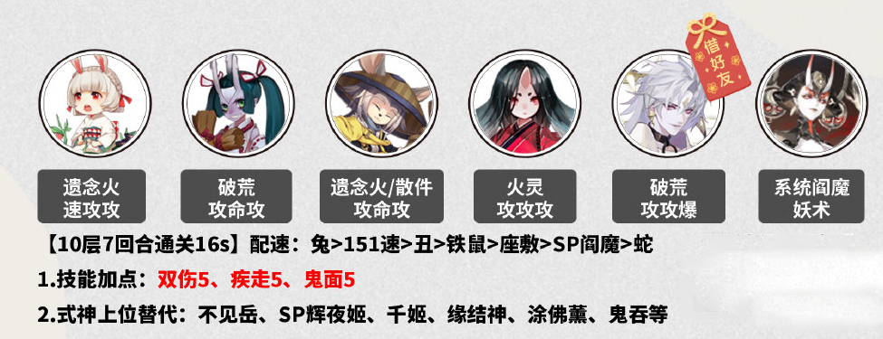 《陰陽(yáng)師》不朽之目爬塔陣容推薦