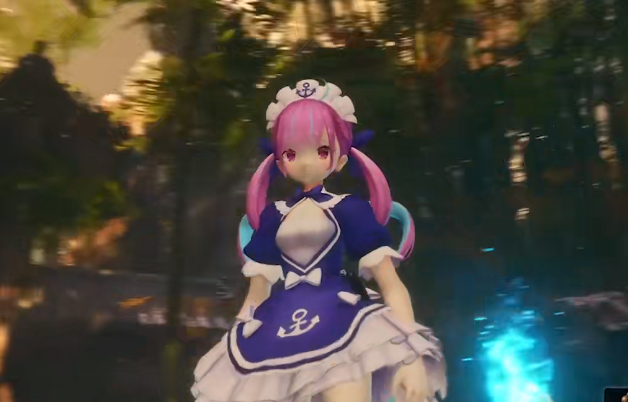 《只狼：影逝二度》vtuber阿庫婭替換狼外觀MOD