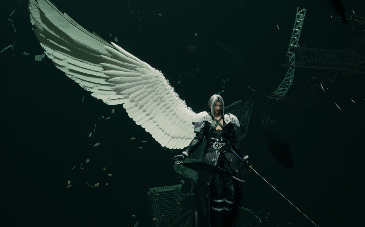 《最終幻想7：重制版》薩菲羅斯白翅膀MOD