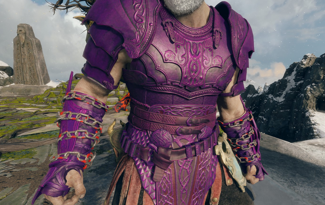 《戰神4》奎托斯七種顏色的女武神鎧甲MOD