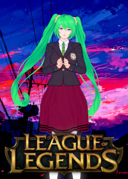 《戀活Sunshine》英雄聯盟星之守護者琴女MOD