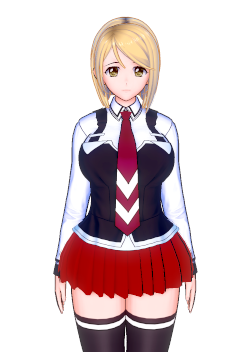 《戀活Sunshine》金色短發內向害羞美少女MOD