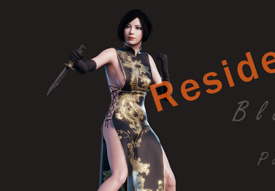 《生化危機2：重制版》克萊爾艾達龍紋旗袍MOD[僅支持舊版本]