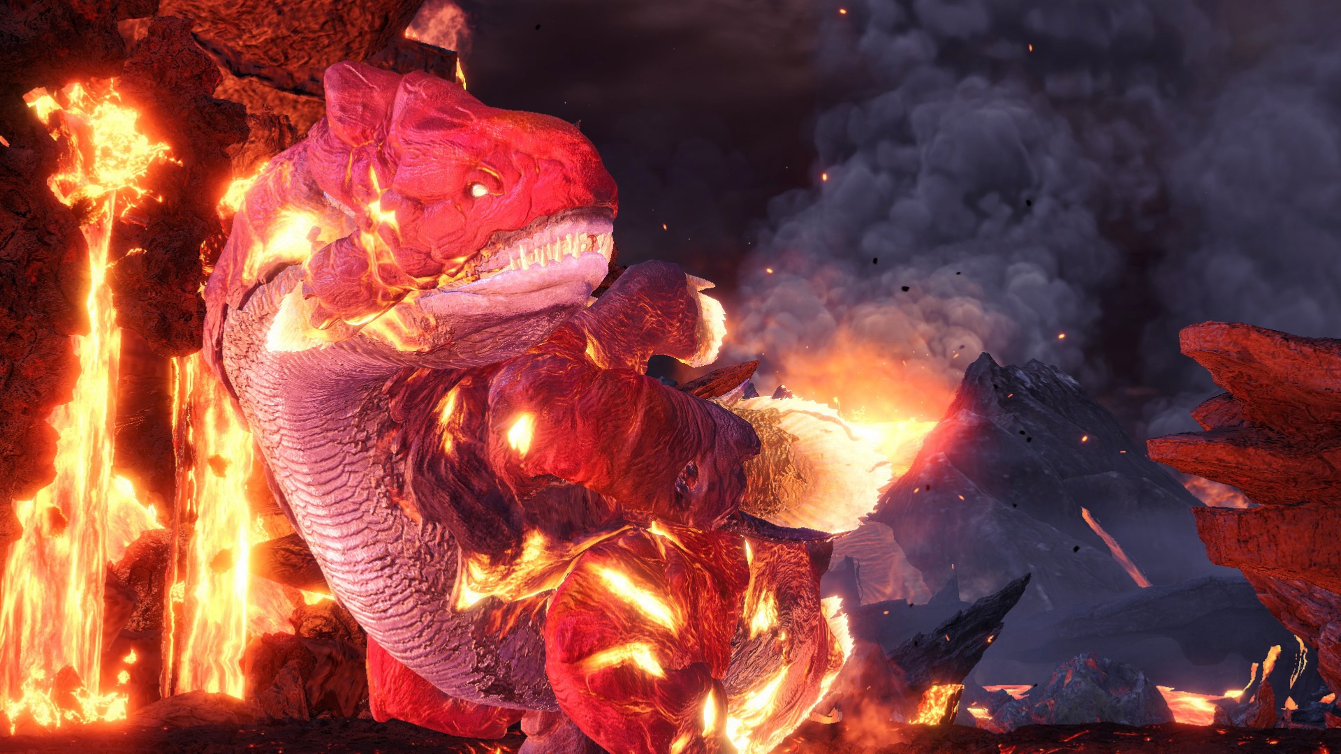 《怪物獵人：世界》黑曜石熔巖龍MOD