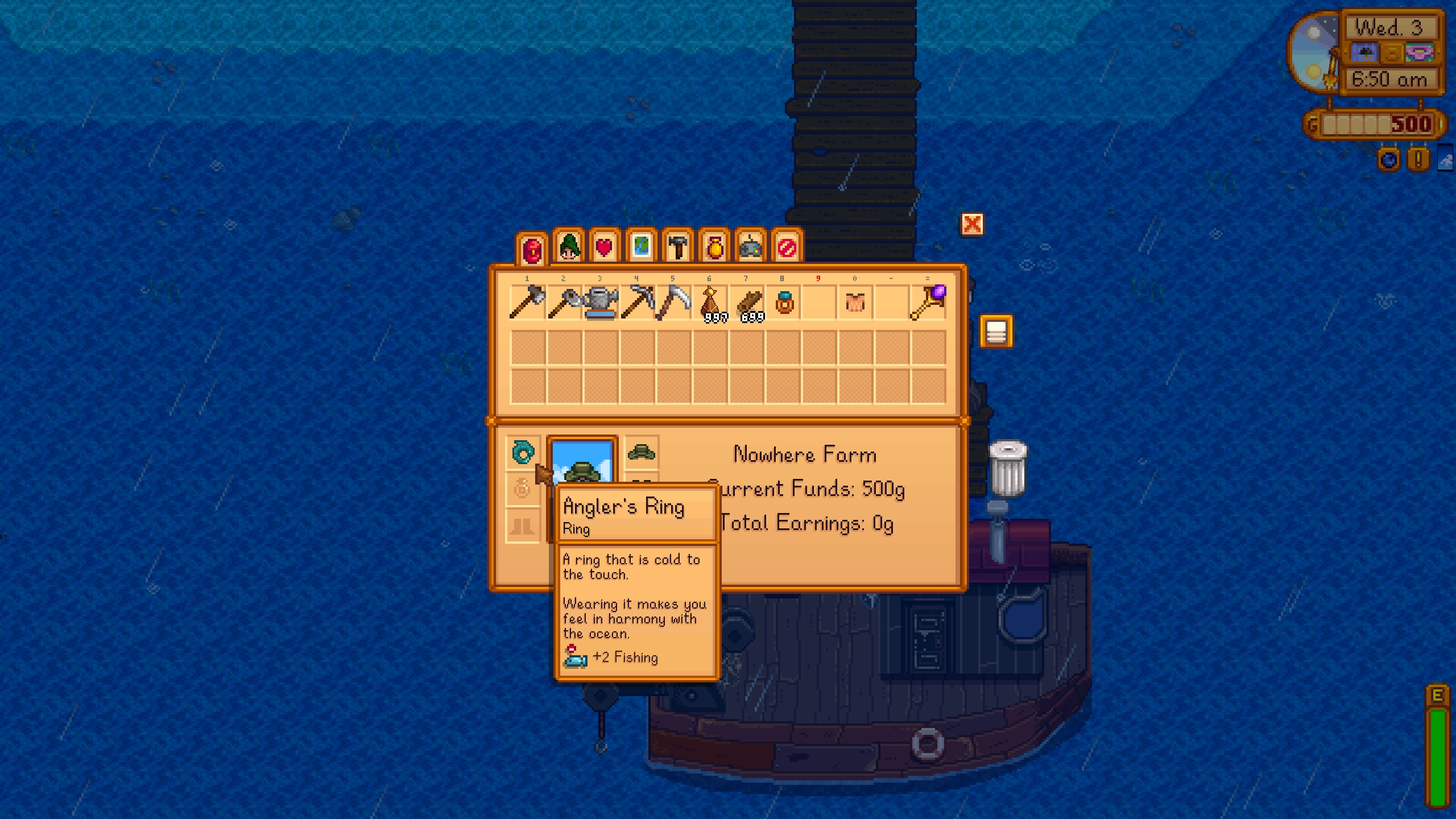 《星露谷物語》漁船捕魚MOD
