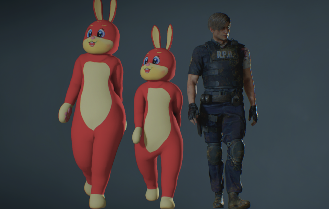 《生化危機2：重制版》雪莉2023新年兔娃娃MOD[兼容新版本]