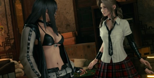 《最終幻想7：重制版》愛麗絲cos死或生瑪麗蘿絲白色夏季制服MOD