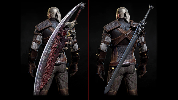 《巫師3次世代版》鬼泣斯巴達武器MOD