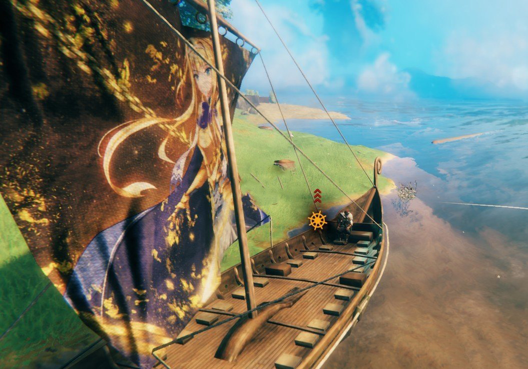 《Valheim：英靈神殿》刀劍神域愛麗絲船帆MOD